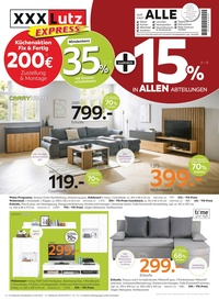 XXXLutz Prospekt - 15% in Allen Abteilungen