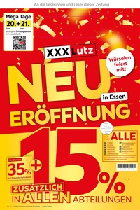 XXXLutz Prospekt - Marken Bestpreis