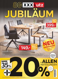 XXXLutz Prospekt - 20% in Allen Abteilungen