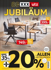 XXXLutz Prospekt - 20% in Allen Abteilungen