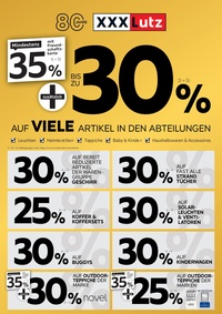 XXXLutz Prospekt - 30% auf viele Artikel!