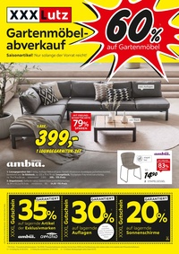 XXXLutz Prospekt - Gartenmöbel-abverkauf