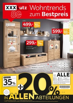 XXXLutz Prospekt - Wohntrends zum Bestpreis