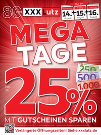 XXXLutz Prospekt - MEGA TAGE