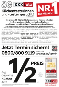XXXLutz Prospekt - NR. 1 Bei Küchen