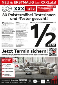 XXXLutz Prospekt - NEU & ERSTMALIG bei XXXL!
