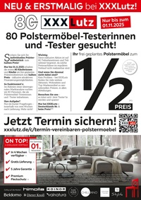 XXXLutz Prospekt - Neu & Erstmalig bei XXXLutz!