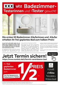XXXLutz Prospekt - Badezimmer