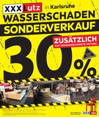 XXXLutz Prospekt - Wasserschaden Sonderverkauf
