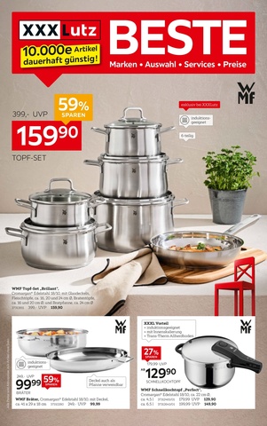 Vorschau des XXXLutz Prospekts - Töpfe & Pfannen, Seite 1