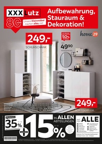 XXXLutz Prospekt - Aufbewahrung, Stauraum & Dekoration!