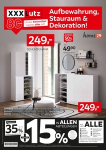 XXXLutz Prospekt - Aufbewahrung, Stauraum & Dekoration!