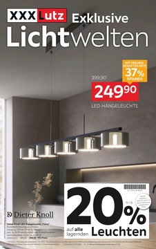 XXXLutz Prospekt - Exklusive Lichtwelten - Seite 1