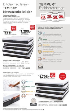 XXXLutz Prospekt - Tempur Fachberatertage - Seite 2