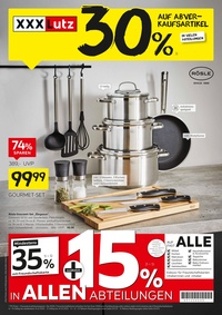 XXXLutz Prospekt - 30% Auf Abverkaufsartikel
