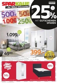 XXXLutz Prospekt - 25% mit Gutscheinen Sparen