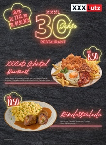 XXXLutz Prospekt - XXXL 30 Jahre Restaurant