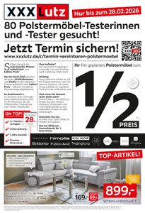 XXXLutz Prospekt - Top-Artikel!