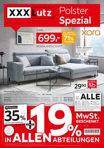 XXXLutz Prospekt - Polster Spezial
