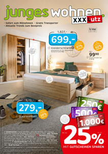 XXXLutz Prospekt - Junges Wohnen