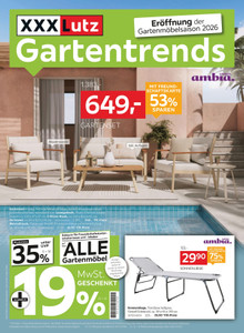 XXXLutz Prospekt - Gartentrends