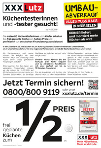 XXXLutz Prospekt - NR.1 Bei Küchen