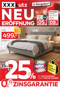 XXXLutz Prospekt - Neu Eröffnung