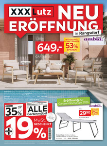 XXXLutz Prospekt - Gartentrends