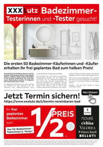 XXXLutz Prospekt - Badezimmer