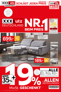 XXXLutz Prospekt - NR.1 Beim Preis - Seite 1