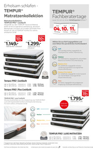 XXXLutz Prospekt - Tempur Fachberatertage - Seite 2