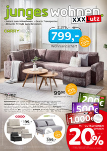 XXXLutz Prospekt - Junges Wohnen - Seite 1