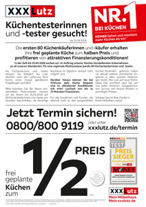 XXXLutz Prospekt - NR. 1 Beim Küchen