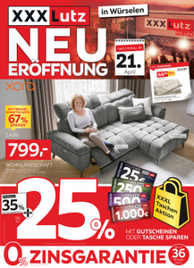XXXLutz Prospekt - Neu Eröffnung in Würselen