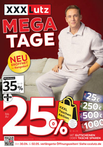 XXXLutz Prospekt - Mega Tage