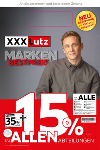 XXXLutz Prospekt - Marken Bestpreis