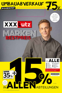 XXXLutz Prospekt - Marken Bestpreis