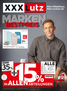 XXXLutz Prospekt - Marken Bestpreis - Seite 1