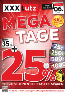 XXXLutz Prospekt - MEGA TAGE