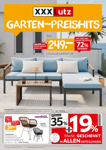 XXXLutz Prospekt - Garten-Preishits