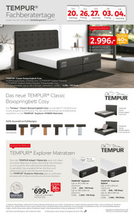 XXXLutz Prospekt - Tempur Fachberatertage - Seite 2