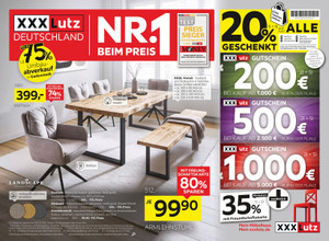 XXXLutz Prospekt - NR. 1 Beim Preis