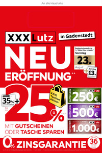 XXXLutz Prospekt - Neu Eröffnung