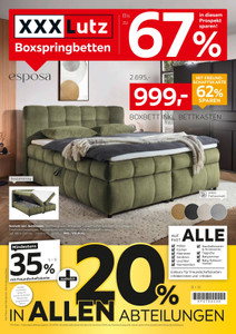 XXXLutz Prospekt - Boxspringbetten