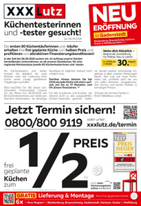XXXLutz Prospekt - Küchenresterinnen