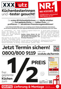 XXXLutz Prospekt - Küchenresterinnen