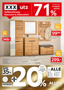XXXLutz Prospekt - Aufbewahrung, Stauraum & Dekoration!