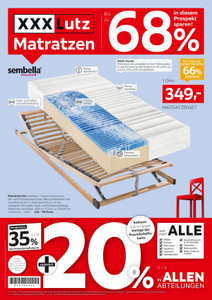 XXXLutz Prospekt - Matratzen