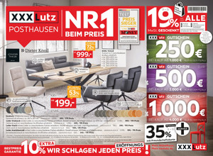 XXXLutz Prospekt - Angebote ab 19.09.