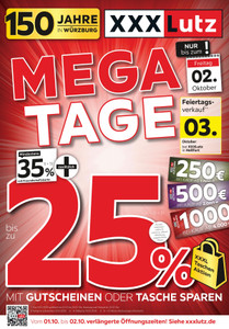 XXXLutz Prospekt - Mega Tage